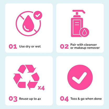 Elizabeth Mott Thank Me Later Disposable Face Towels – 100% Biobased Facial