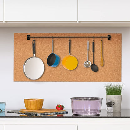 YCCYYCCY 3mm Self-Adhesive Cork Board Roll, 1/8" Thick Cork Boards for Walls, 40 x 120cm/ 47"x16" Cork Board Roll for Office, Home, School(3mm, 40x120cm)