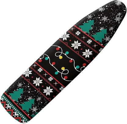 Snowflake Christmas Ironing Board Cover Standard Size Soft Resist Scorching