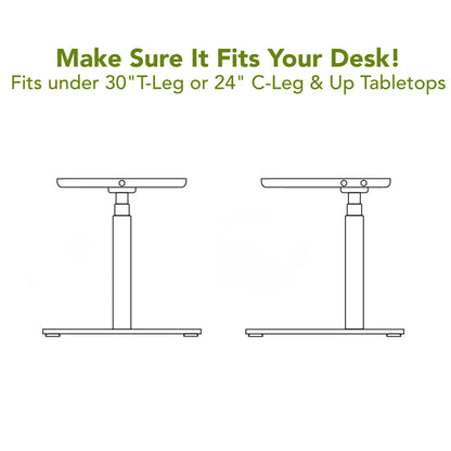 PERFECT POSTURE Under Desk Storage Drawer with Lock — Slim Pen & Pencil Drawer for Regular & Sit-Stand Standing Desks, Black (33” x 9.4”)