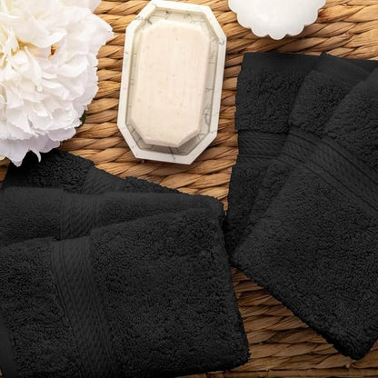 Superior Solid Egyptian Cotton Face Towel Set