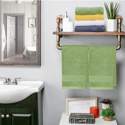 Lchkrep Cotton Hand Towels 2 Pack, Salon Thick Bath Hand Towel, Gym Towel 14" x