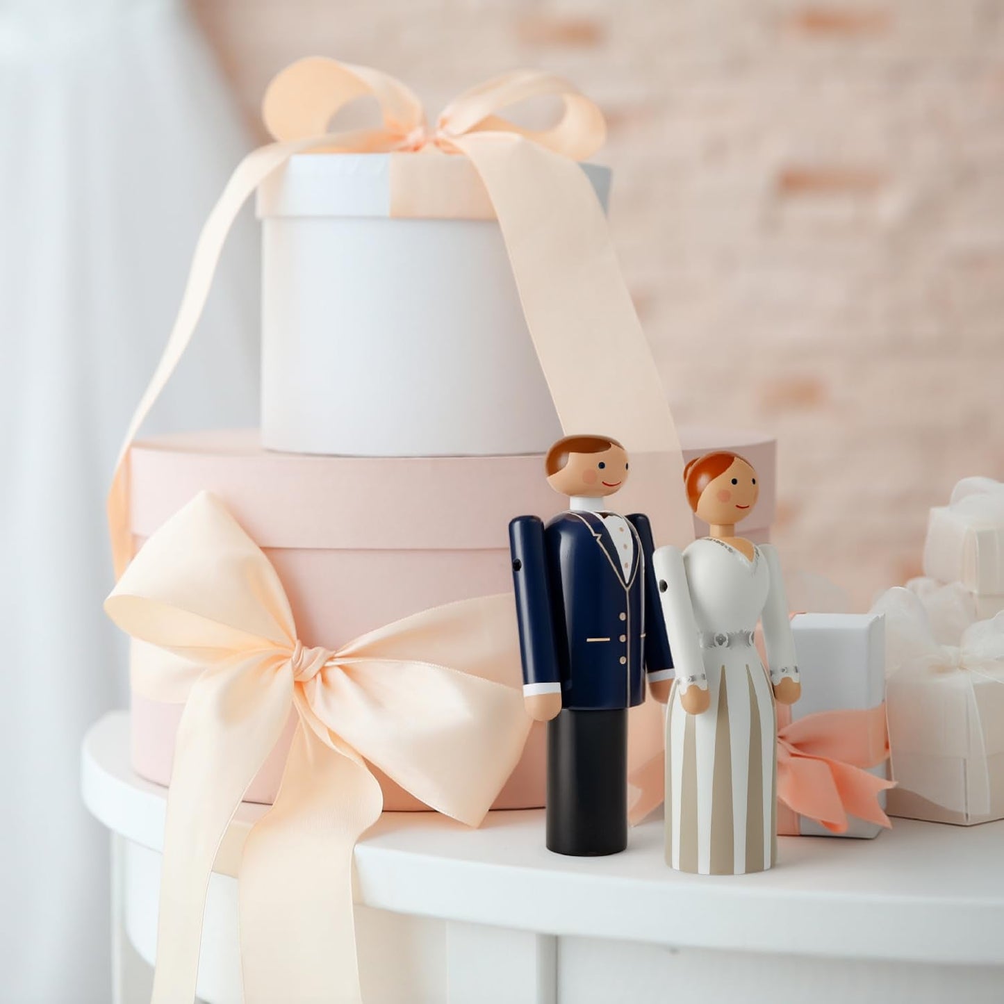 Kay Bojesen Bride Wooden Figurine | Painted FSC Beech | 6.7 in