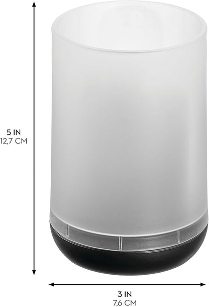 iDesign Toothbrush Holder with 3 Divided Sections