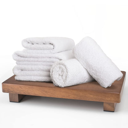 kulusion Walnut Wood Pedestal Stand, Wooden Soap Tray Farmhouse Decor Wood Riser Display for Bottle Plant Makeup Tissues Candles Towels Jewelry (Medium, 9 x 5.9 x1.57Inch)