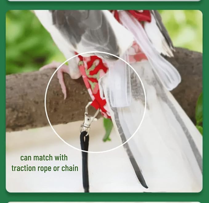 Bird Flight Suits Diapers, Parrot Flight Suits Diapers for Monk Parakeets, Cockatiels Flight Suits, Parrot Clothes, Bird Training Nappy Suit Liners Clothes (XS, Navy)