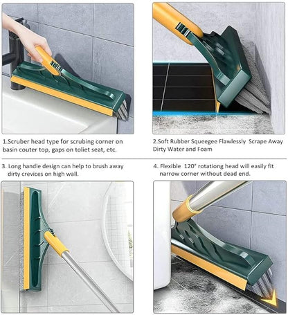 2 in 1 Cleaning Scrub Brush Grout Brush Scrape Floor Scrub Brush