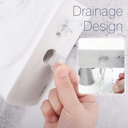 Luxspire Electric Toothbrush Holder, 3 Slots Large Marble Toothbrush Toothpaste