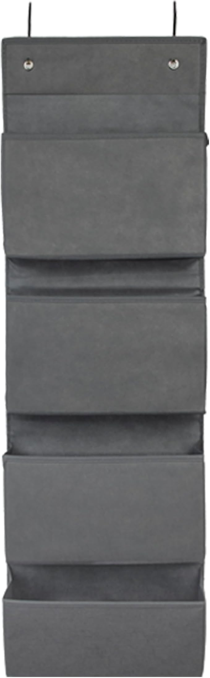 Joyful Moose Over the Door Hanging Organizer Closet Storage Bins Grey