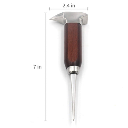 Ice Pick Stainless Steel, Ice Picks for Breaking Ice, Napkin Holder for Table, Metal and Wood Napkin Holder, Standing Napkin Holders for Paper Napkins