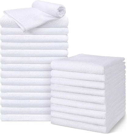 Salon Towels 24 Pack, Super Soft Microfiber Hand Towel, Highly Absorbent