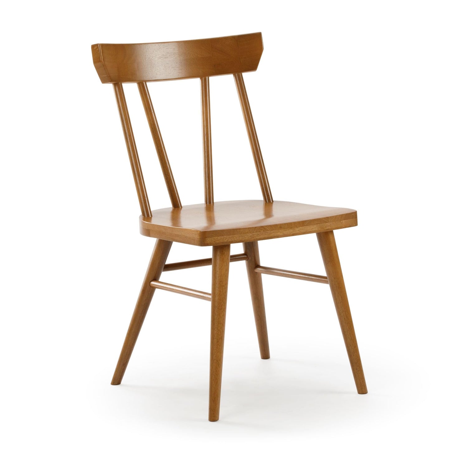 Plank+Beam Classic Farmhouse Chair (2 Pack), Pecan