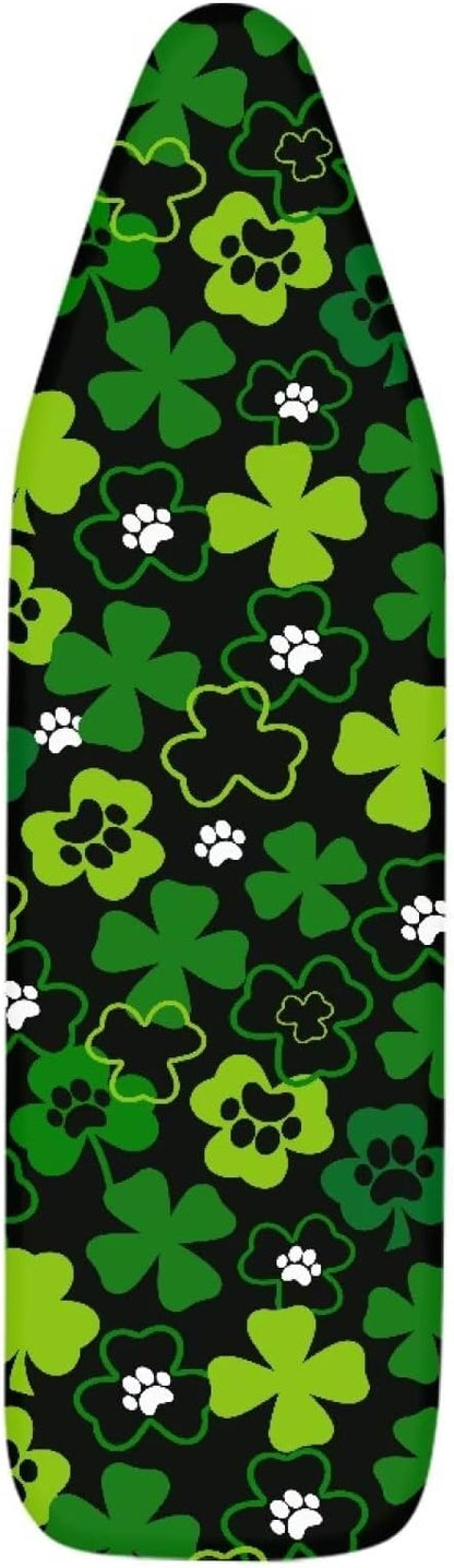 Ironing Board Cover and Pad Green Leaf Thick Padding Standard Size Iron Board
