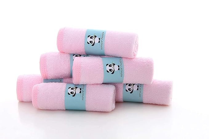 HIPHOP PANDA Baby Washcloths, Rayon Made from Bamboo