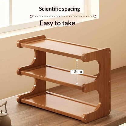 Rainsleep Multifunctional Coffee Mug Organizer for Countertop - Storage and Organization Rack for Cabinet, Holds Coffee Cups and Mugs for Kitchen and Home