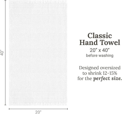 GILDEN TREE Waffle Hand Towels for Bathroom Quick Dry Towel Super Absorbent