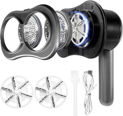 HomeBeyond Dual-Head Fabric Shaver, Electric Lint Remover, Rechargeable Lint