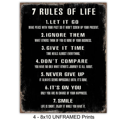 Home Office Wall Art & Decor Motivational poster - Motivational Wall Art - Positive Quotes Wall Decor - Encouragement Gifts - Positive Sayings - Entrepreneur Wall Art - Man cave - Inspirational Quotes