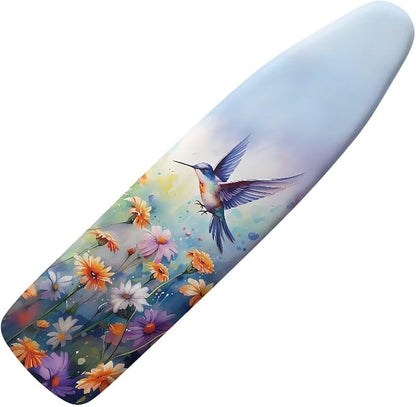 Floral Bird Ironing Board Pad, Extra Thick Heavy Duty Padded