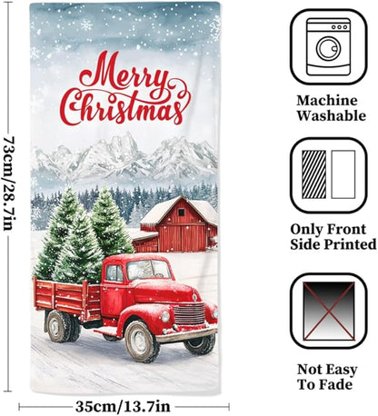 Christmas Hand Towels for Bathroom