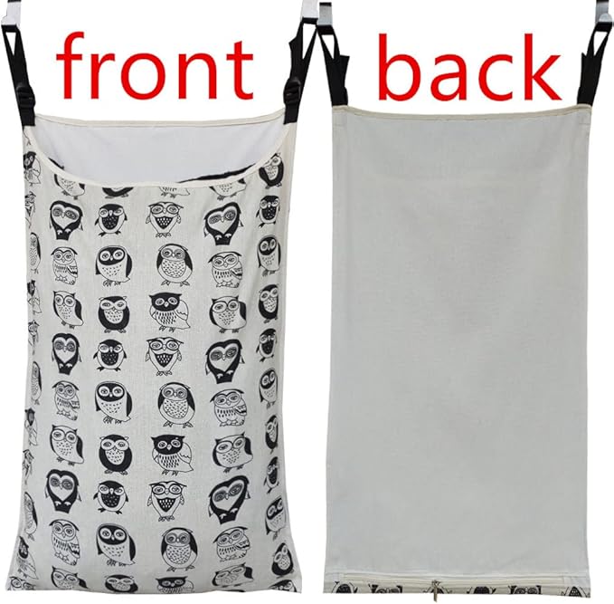 Adjustable Space Saving Door Hanging Laundry Hamper Bag