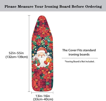 Heavy Duty Ironing Board Cover and Pad Thick Stain Resistant Padding Scorch &