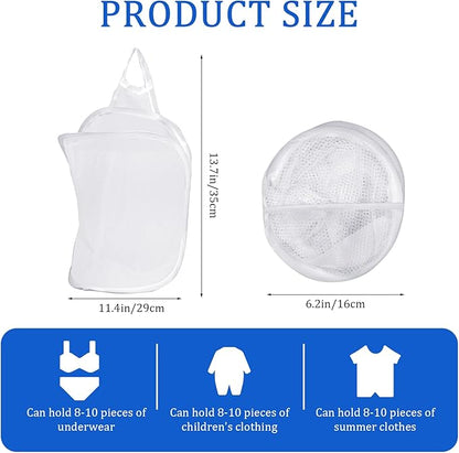 Mozeat Lens Space-Saving Hanging Laundry Hamper