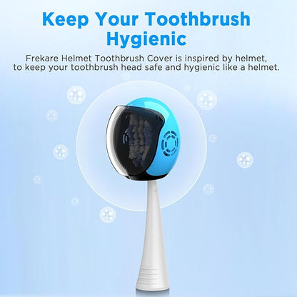 Helmet Toothbrush Covers Caps, Fits Most Manual and Electric Tooth Brushes