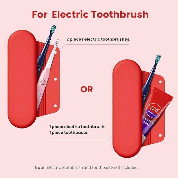 Silicone Electric Toothbrush Travel Case, Manual Toothbrush Travel Cover