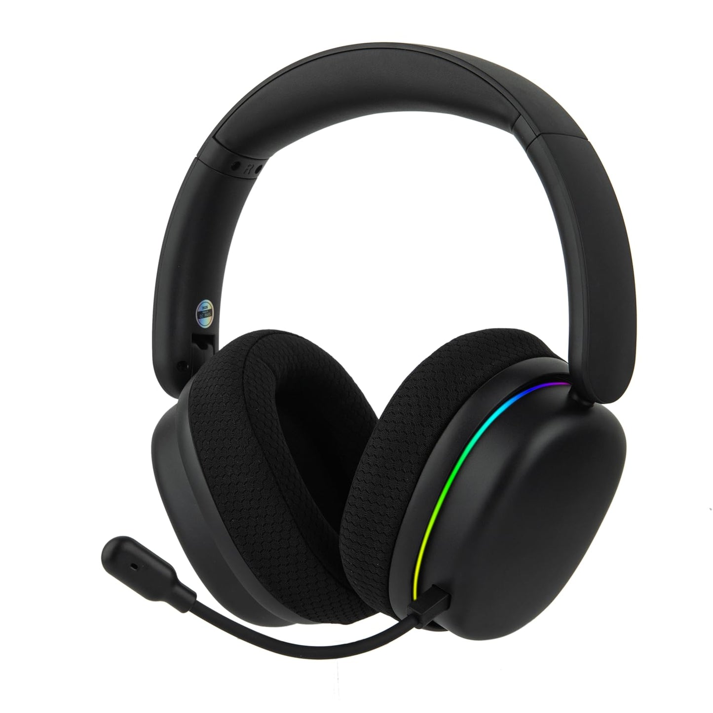 EPOMAKER X Aula G7 Pro Wireless Gaming Headset, Dual Mode BT5.3 & 2.4GHz, 7.1 Surround Sound, 80+ Hour Battery, RGB Light, with Noise Canceling Mic for PS5, PS4, Switch, PC (Black)