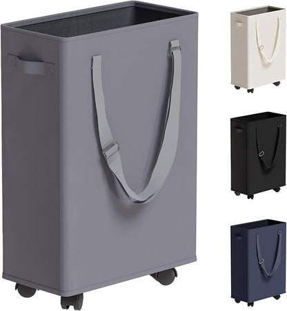 Slim Rolling Laundry Basket, Slim Laundry Hamper