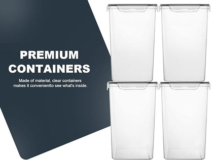 M MCIRCO Extra Large 7qt / 6.5L/220oz Tall Food Storage Containers, WIDE & DEEP
