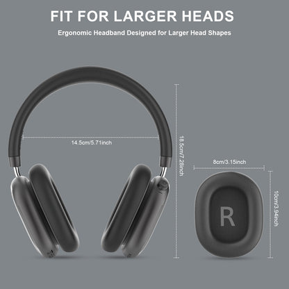FOFUN NC95 Hybrid Active Noise Cancelling Headphones with Knob Control, 120H Playtime Over Ear Headphones Wireless Bluetooth 6.0, App Control, Hi-Res Audio, Comfort Fit, Clear Calls for Travel/Workout