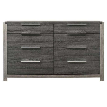 Acme Casimiro Transitional Wood 8-Drawer Rectangular Dresser in Gray