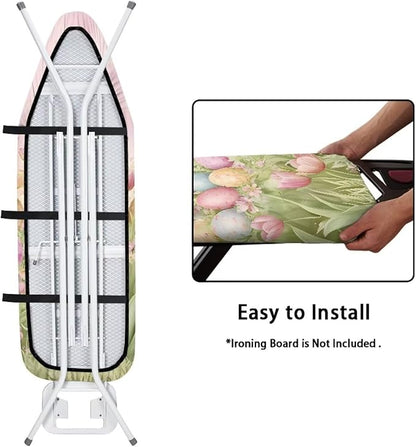 Cute Bunny Ironing Board Cover Standard Size Tulip Ironing Board Pad Ironing