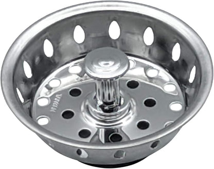 VIVA Kitchen Sink Strainer, Stainless Steel Basket Strainer Replacement