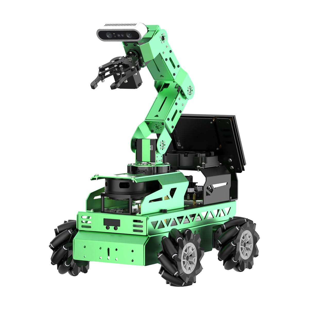 HIWONDER Robot Car with ChatGPT Large AI Model ROS2 ROS1 Education Lidar SLAM Mapping Navigation AI Vision 6DOF Robotic Arm Voice Control Smart Sorting, JetRover Developer Kit & Jetson Orin Nano 8GB