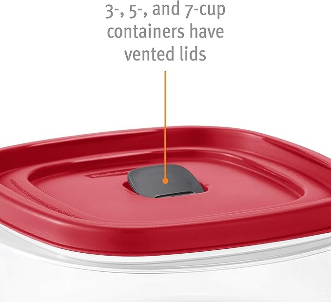 Rubbermaid Easy Find Lid Square 5-Cup Food Storage Container