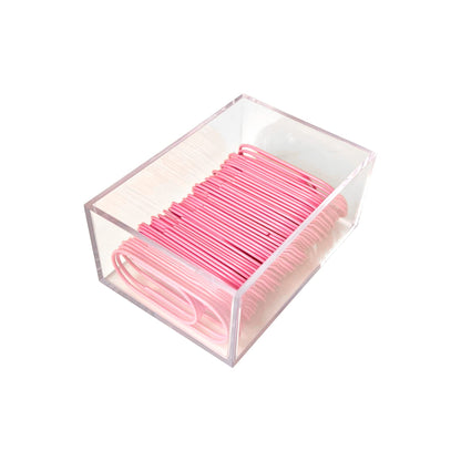 Pink Jumbo Paper Clips, 50pcs 2inch Big PaperClips Durable and Rustproof Coated Large Paper Clips Office Supply Accessories