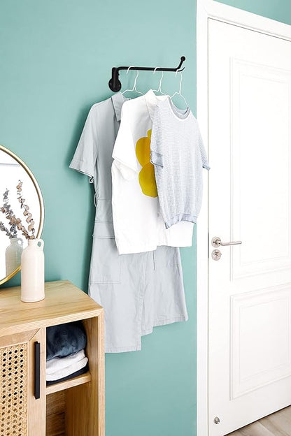 Mkono Wall Mounted Drying Rack Laundry Clothes Hanger