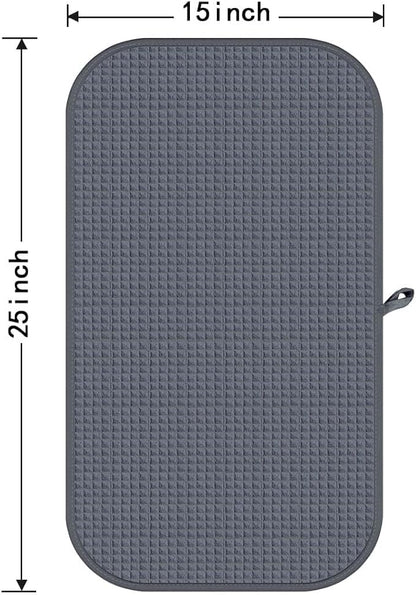 HOMEXCEL 4 Pack Microfiber Gym Towels Grey Fitness Towels Ultra Soft, Highly