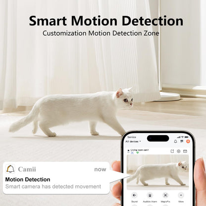 2K Pet Camera Indoor, 5G/ 2.4G Indoor Cameras for Home Security, Baby/Dog/Pet/Elder Camera with Phone App, Night Vision, Auto Tracking, Human/Pet Detection, Cloud&SD Storage