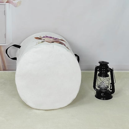 Round waterproof laundry basket, laundry Hampers