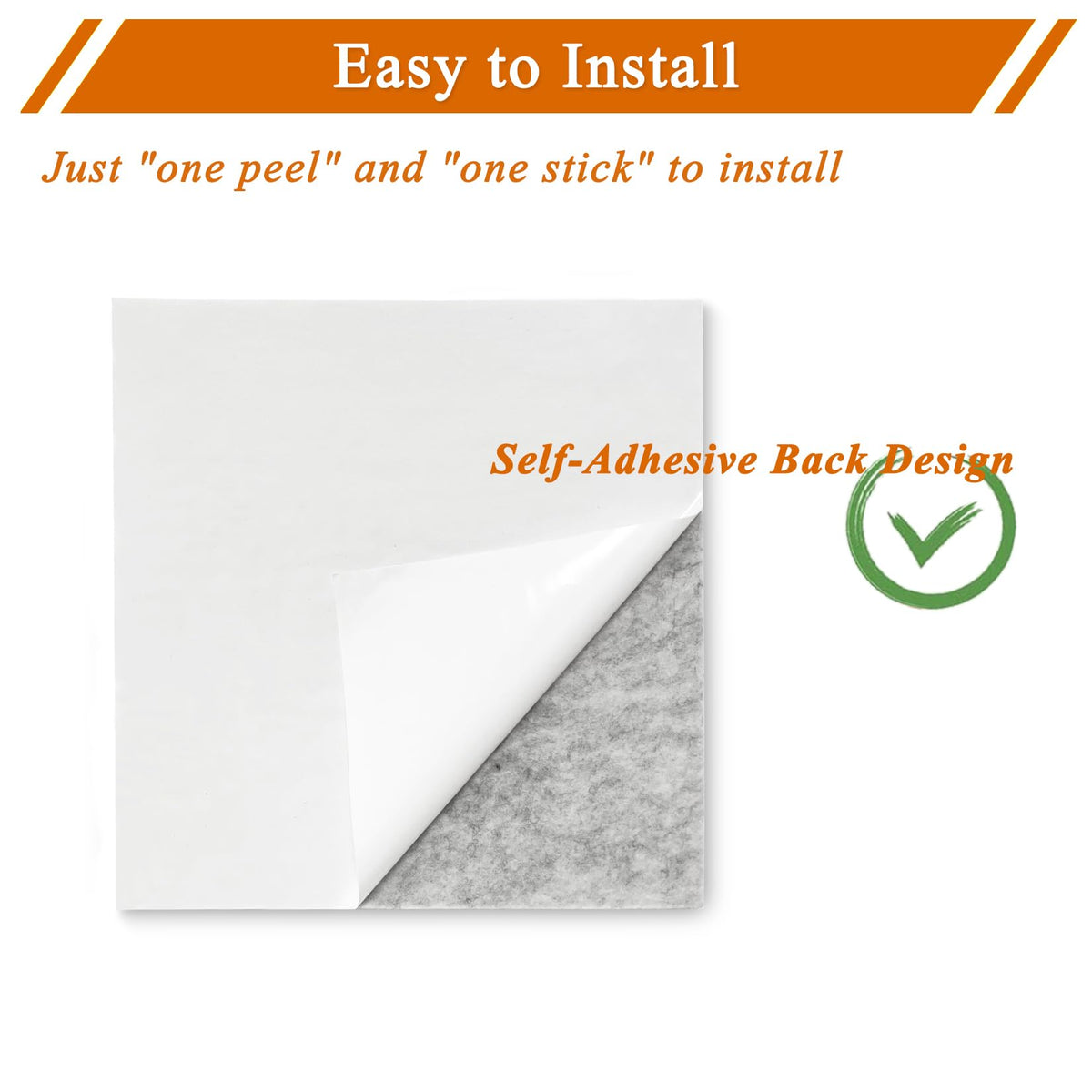 HULAVO Square Felt Cork Bulletin Board Tiles, Self Adhesive DIY Felt Pin Board for Wall 30" x 20" with 35 Pushpins for Office School Home Wall Decor Stickers Memos Photos Display (Camel & Grey)