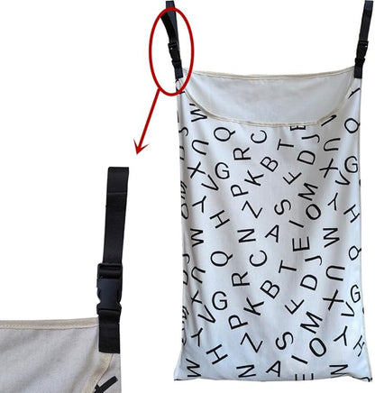 Adjustable Door Hanging Laundry Hamper Bag,