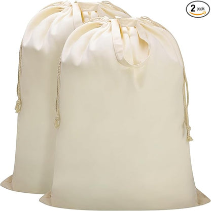 Canvas Laundry Bag 33"Wx 35"H, Thick Canvas Laundry Bag