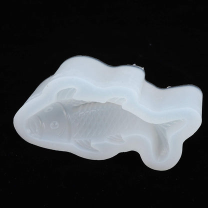 Silicone Koi Fish Mold for Chocolate, Fondant Cake, Ice Cream Making, DIY Baking Tool with Fish Shape Design