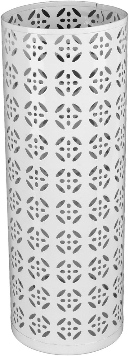 Round Umbrella Organizer Bin, Freestanding Metal Umbrella Holder Umbrella Stand Rack for Entryway, Canes Walking Sticks Holder Rain Collection for Home, Office (M 100x70cm / 39.37x27.56in)