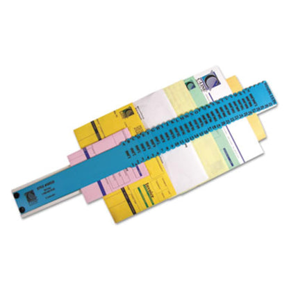 C-Line General Plastic Document Sorter, Letter Size, 32 Divisions, 3 x 23.5 Inches, Blue (30532)