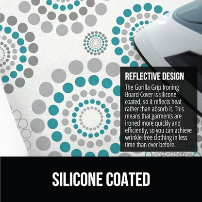 GORILLA GRIP The Original Ironing Board Cover and Pad, Silicone Coating